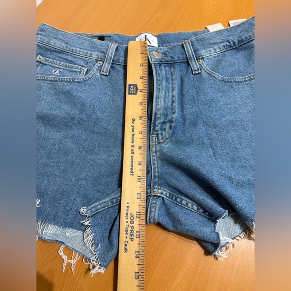 Calvin Klein Women's Blue Denim Shorts - Picture 5 of 5